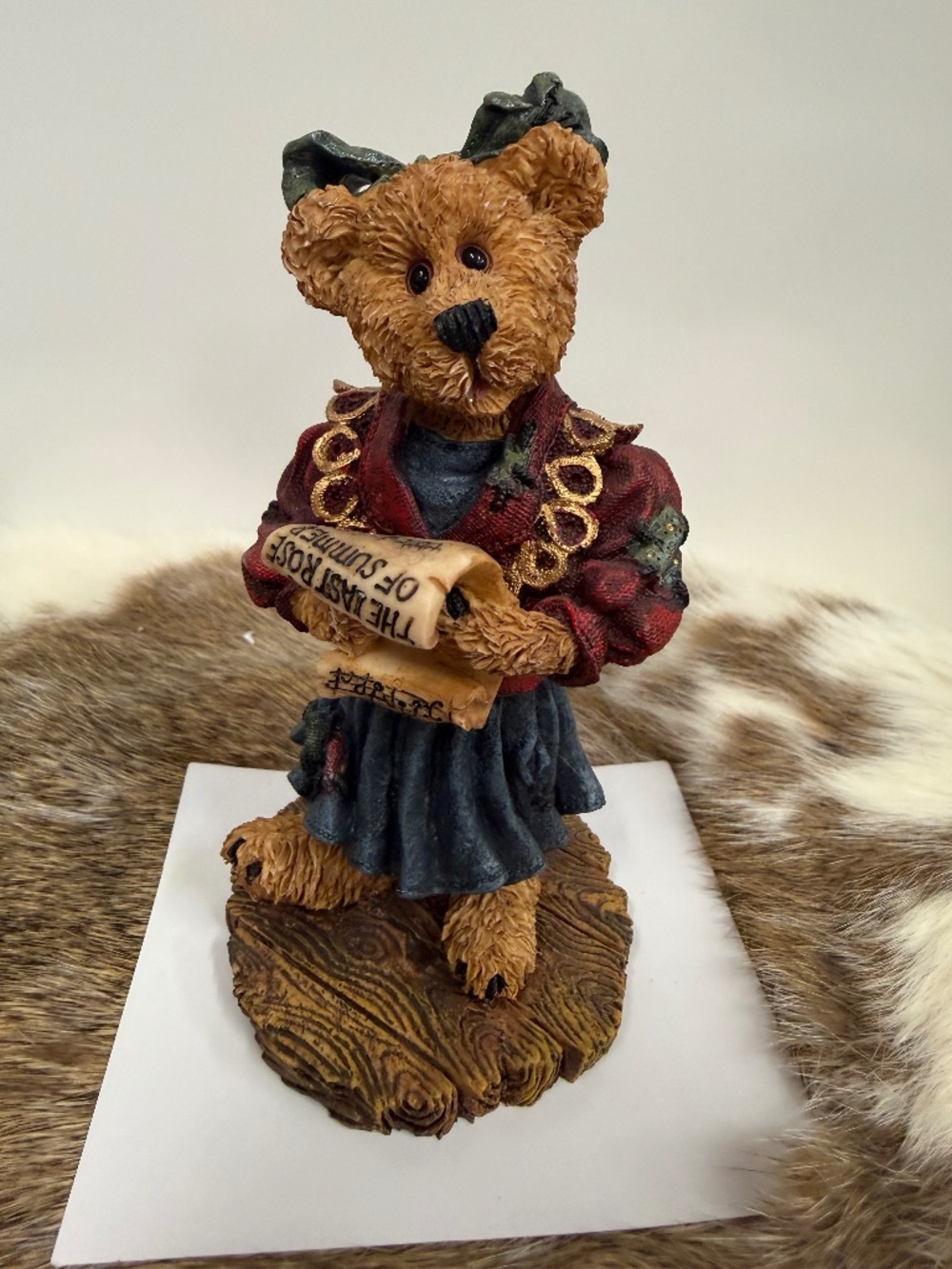 Boyds Bears Resin- Justina- EJ628